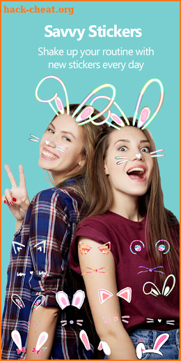 Bunny Live Face Cute Camera & Filters, Sticker, screenshot