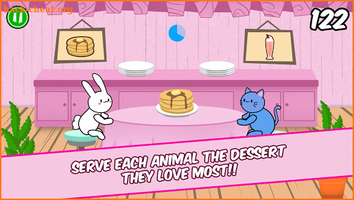 Bunny Pancake Kitty Milkshake Game screenshot