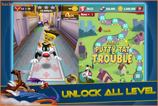 Bunny Run: Dash Toons Rabbit screenshot