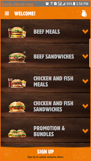 Burger King Arabia screenshot