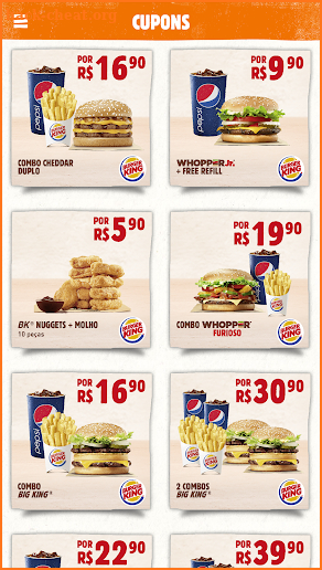 BURGER KING® MOBILE APP screenshot