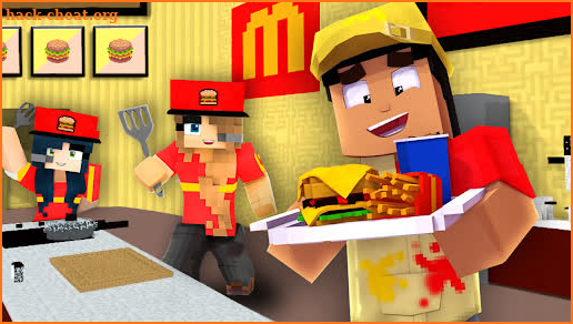 Burger Restaurant Mod for Minecraft screenshot