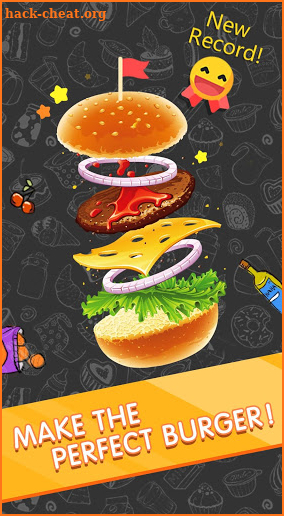 Burger Tapper - Idle & Fun Food Maker Game 🍔 screenshot