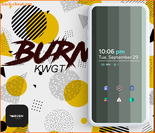 Burn KWGT screenshot