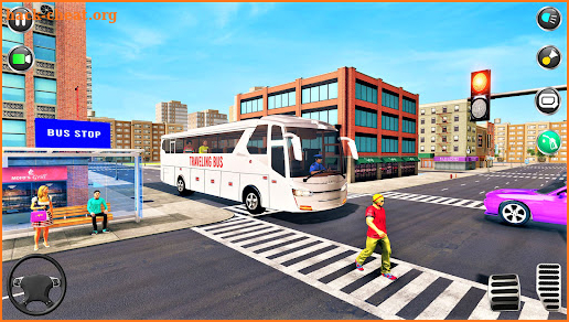 Bus Driving Simulator Bus game screenshot