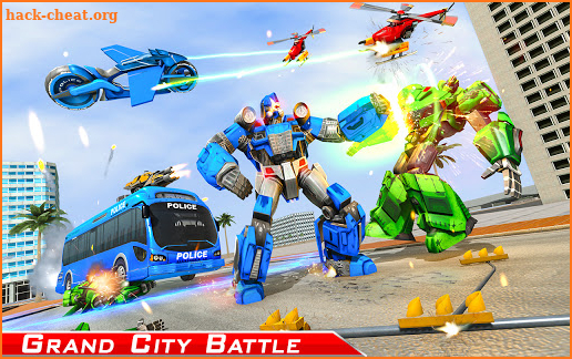 Bus Robot Transforming Game - Gorilla Robot Game screenshot