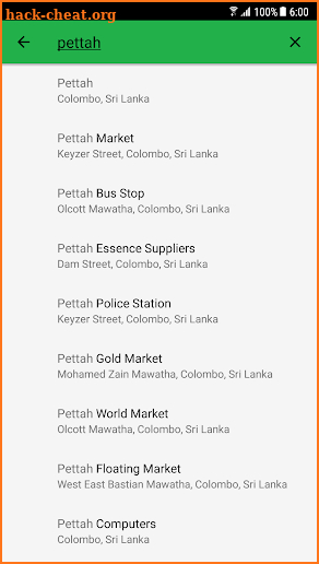 Bus Routes Colombo (Sri Lanka) screenshot