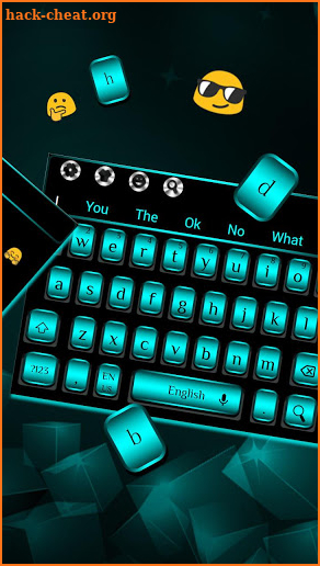 Business Black Blue Keyboard screenshot