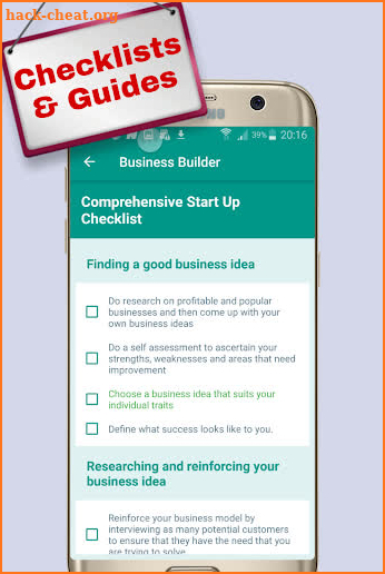 Business Builder screenshot