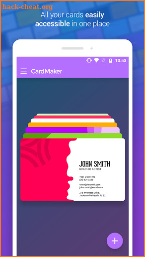 Business Card Maker + Designer screenshot