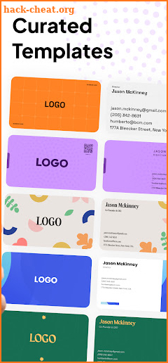 Business Card Maker: Logo Card screenshot