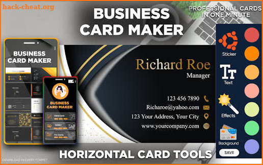 Business Card Maker: Visiting Card Maker 2020 screenshot