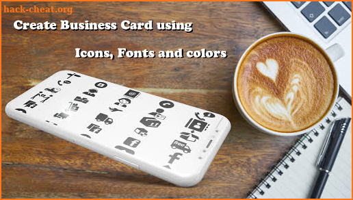 Business Card Maker Visiting Card Maker Photo Logo screenshot