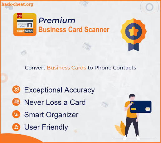 Business Card Scanner & Reader Pro screenshot