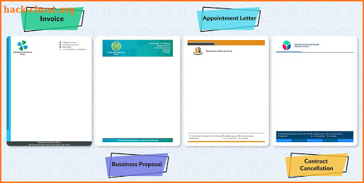 Business LetterHead Maker – Letter Writing Designs screenshot