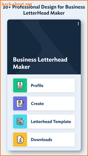 Business LetterHead Maker – Letter Writing Designs screenshot