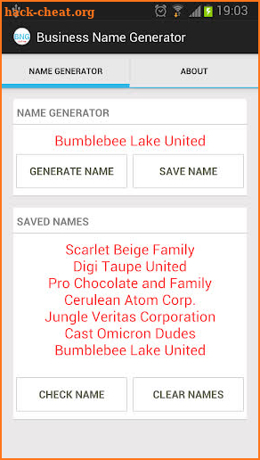 Business Name Generator Adfree screenshot