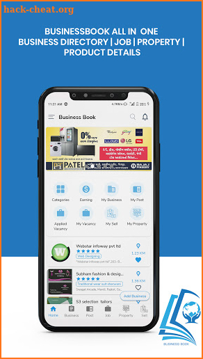 BusinessBook Directory | Job | Property | Product screenshot