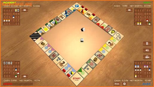 Businessman ONLINE board game screenshot