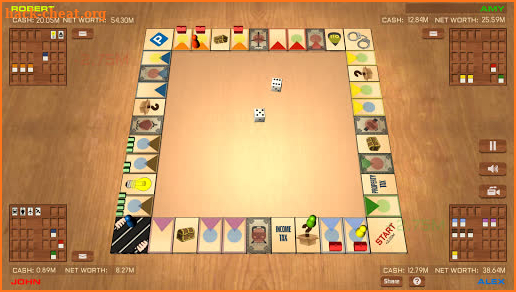 Businessman ONLINE board game screenshot