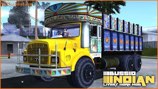 Bussid Indian Livery Horn Mod screenshot