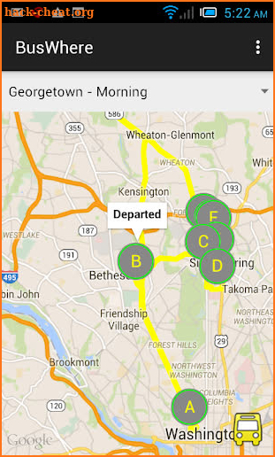 BusWhere for Schools screenshot
