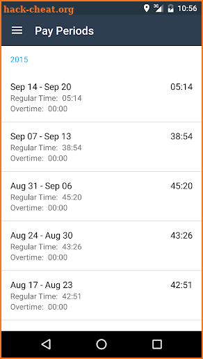 busybusy Time Tracking screenshot