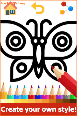 Butterfly Coloring Pages - Butterfly Pictures screenshot