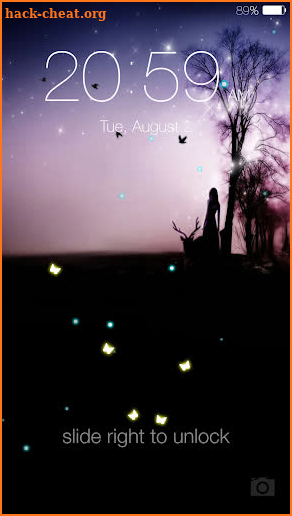 Butterfly locksreen screenshot