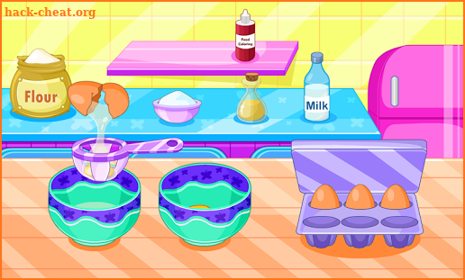 Butterfly muffins cooking game screenshot