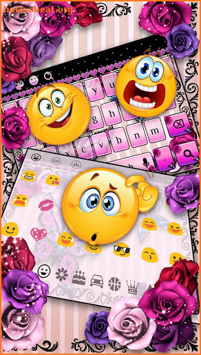 Butterfly Rose keyboard screenshot