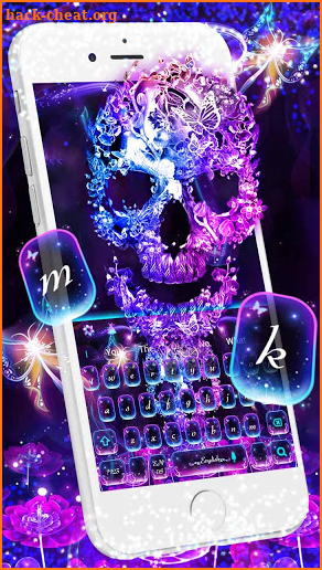 Butterfly Skull Keyboard screenshot