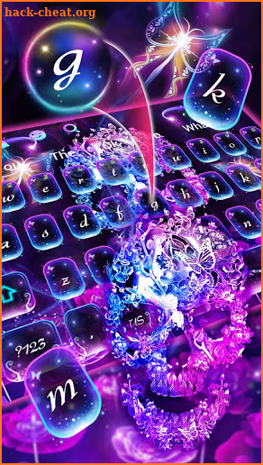 Butterfly Skull Keyboard screenshot