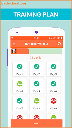 Buttocks Workout - Butt in 30 days - Butt and Legs screenshot