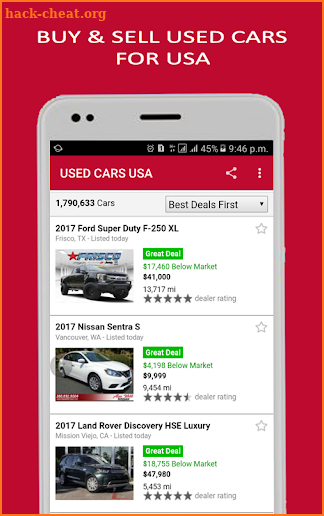 Buy & Sell Used Cars for USA screenshot