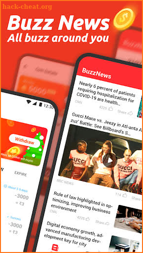 Buzznews -Breaking headlines read news & get bonus screenshot