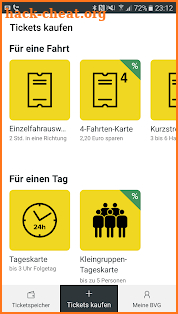 BVG ticket app screenshot