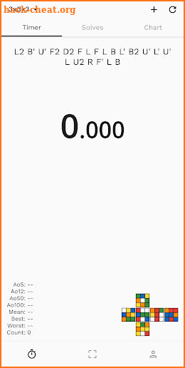 Byte Cube - Cube Algorithms, Cube Timer screenshot