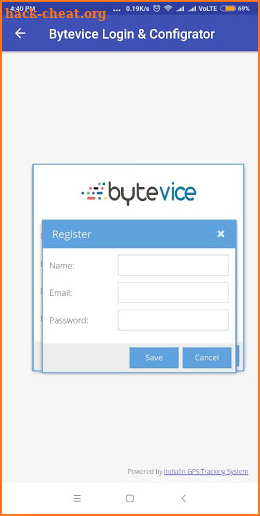 ByteVice Tracker & Configurator screenshot