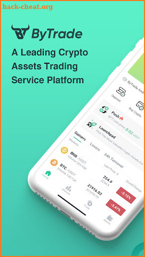 ByTrade - BTC, Crypto exchange screenshot