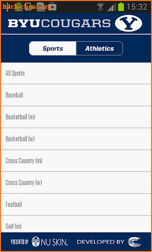 BYU Cougars screenshot