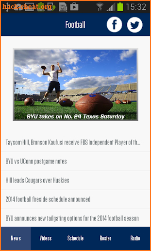 BYU Cougars screenshot