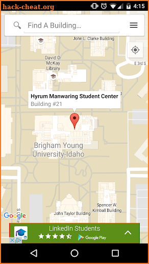 BYUI Maps screenshot