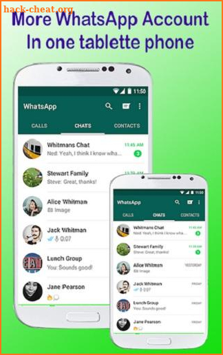 Bzoom: Tablet Messenger for Whatsapp Web screenshot