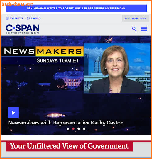 C-SPAN TV screenshot