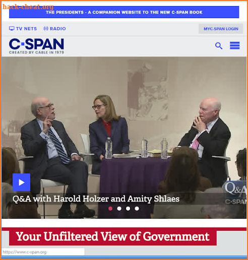 C-SPAN TV screenshot