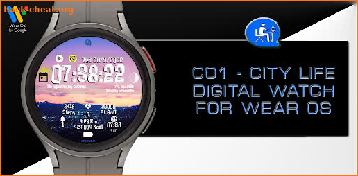 C01 - City Life for Wear OS screenshot