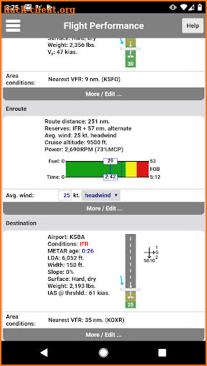 C172 Performance screenshot