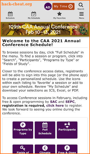 CAA 2021 screenshot