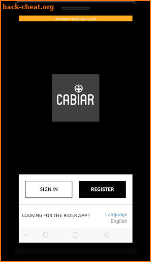 Cabiar Driver screenshot